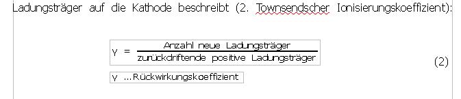 Formel vorher