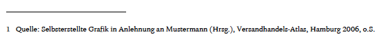 In der Fußzeile sollte es dann so aussehen.