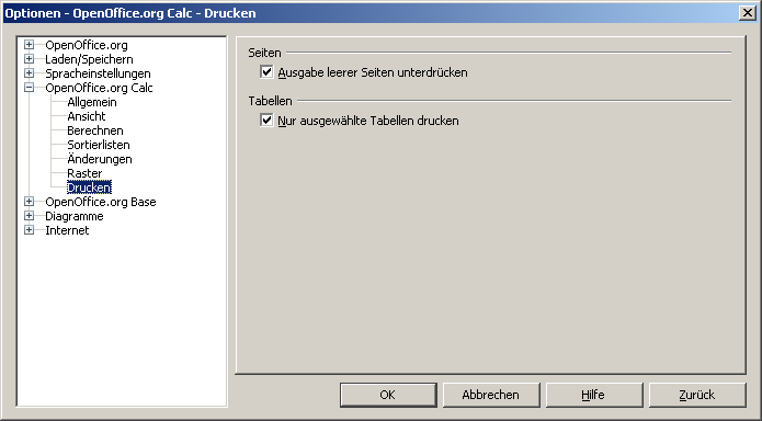 hier häckchen wegnehmen, bei nur ausgewählte