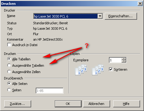hier alle tabellen auswählen