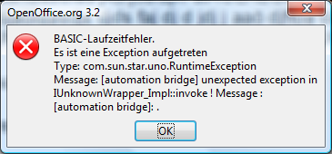 Fehlermeldung beim Task-Schließen