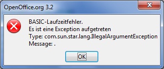 Exception bei addItem()